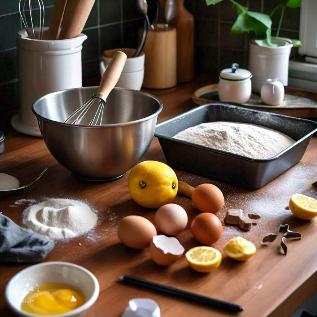 Ingredients for Lemon Cake