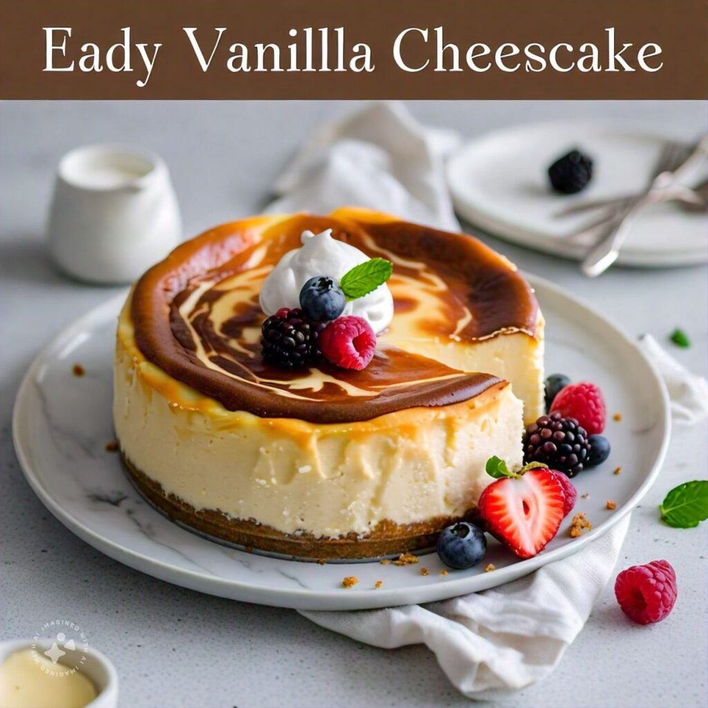 Easy Vanilla Cheesecake